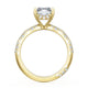 Radiant Bloom Engagement Ring