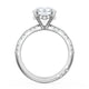 Round Bloom Engagement Ring