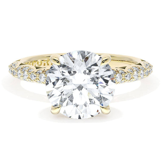 Round Bloom Engagement Ring