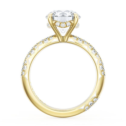 Round Bloom Engagement Ring