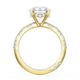 Round Bloom Engagement Ring