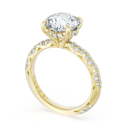 Round Bloom Engagement Ring