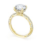 Round Bloom Engagement Ring