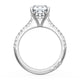 Cushion Bloom Engagement Ring