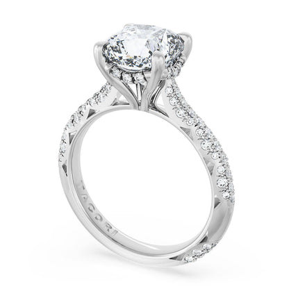 Cushion Bloom Engagement Ring