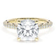 Cushion Bloom Engagement Ring