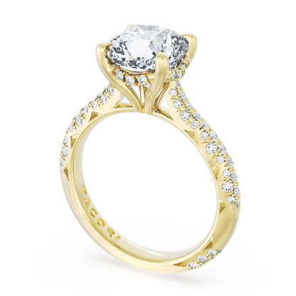 Cushion Bloom Engagement Ring
