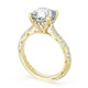 Cushion Bloom Engagement Ring