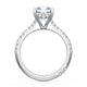 Emerald Bloom Engagement Ring