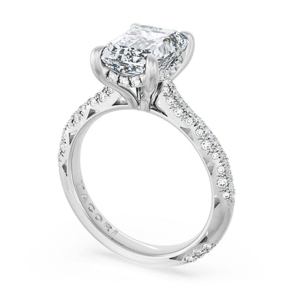 Emerald Bloom Engagement Ring
