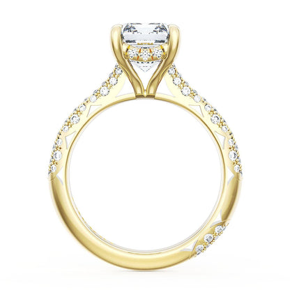 Emerald Bloom Engagement Ring