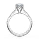 Oval Bloom Engagement Ring
