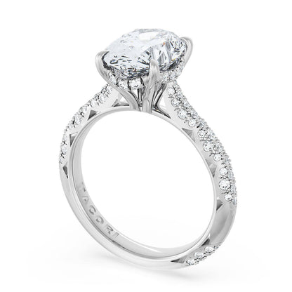 Oval Bloom Engagement Ring