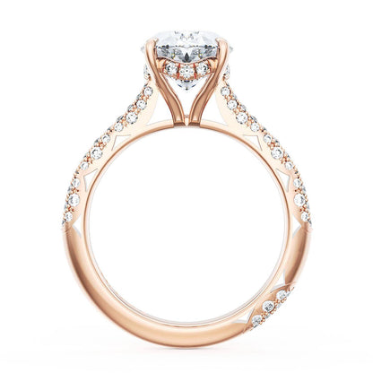 Oval Bloom Engagement Ring