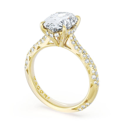 Oval Bloom Engagement Ring