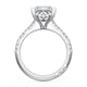 Princess Bloom Engagement Ring