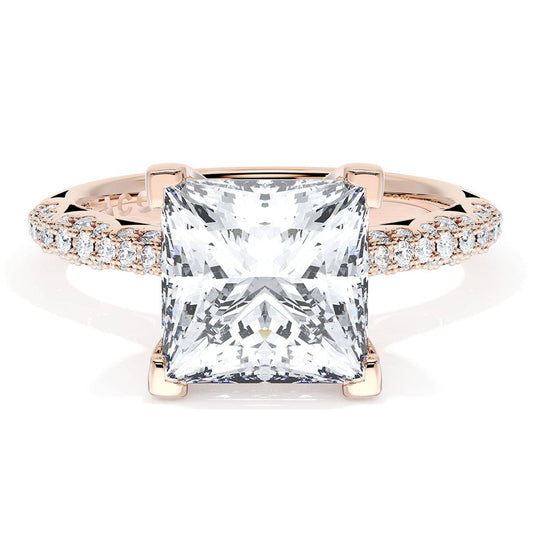 Princess Bloom Engagement Ring