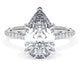 Pear Bloom Engagement Ring
