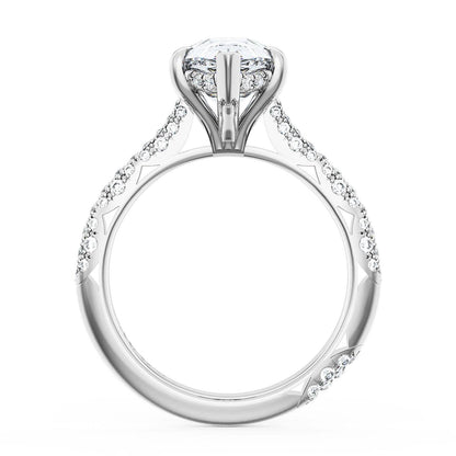 Pear Bloom Engagement Ring