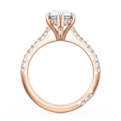 Pear Bloom Engagement Ring