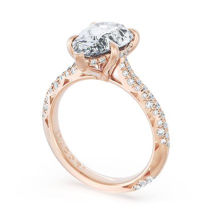Pear Bloom Engagement Ring