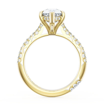 Pear Bloom Engagement Ring