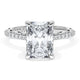 Radiant Bloom Engagement Ring