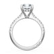 Radiant Bloom Engagement Ring