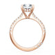 Radiant Bloom Engagement Ring