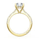 Radiant Bloom Engagement Ring