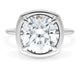 Cushion Solitaire Engagement Ring