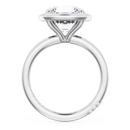 Cushion Solitaire Engagement Ring