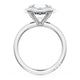 Cushion Solitaire Engagement Ring