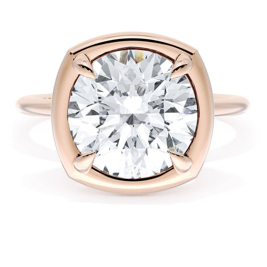 Cushion Solitaire Engagement Ring