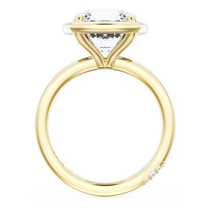 Cushion Solitaire Engagement Ring