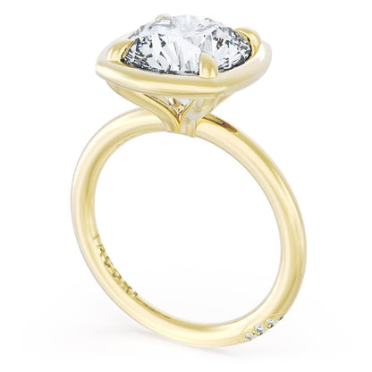 Cushion Solitaire Engagement Ring