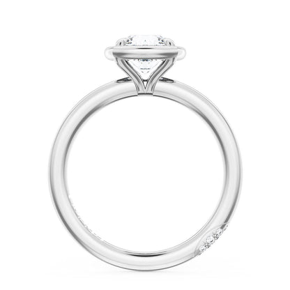 Cushion Solitaire Engagement Ring