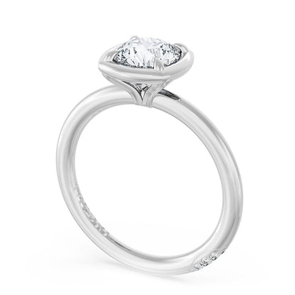 Cushion Solitaire Engagement Ring
