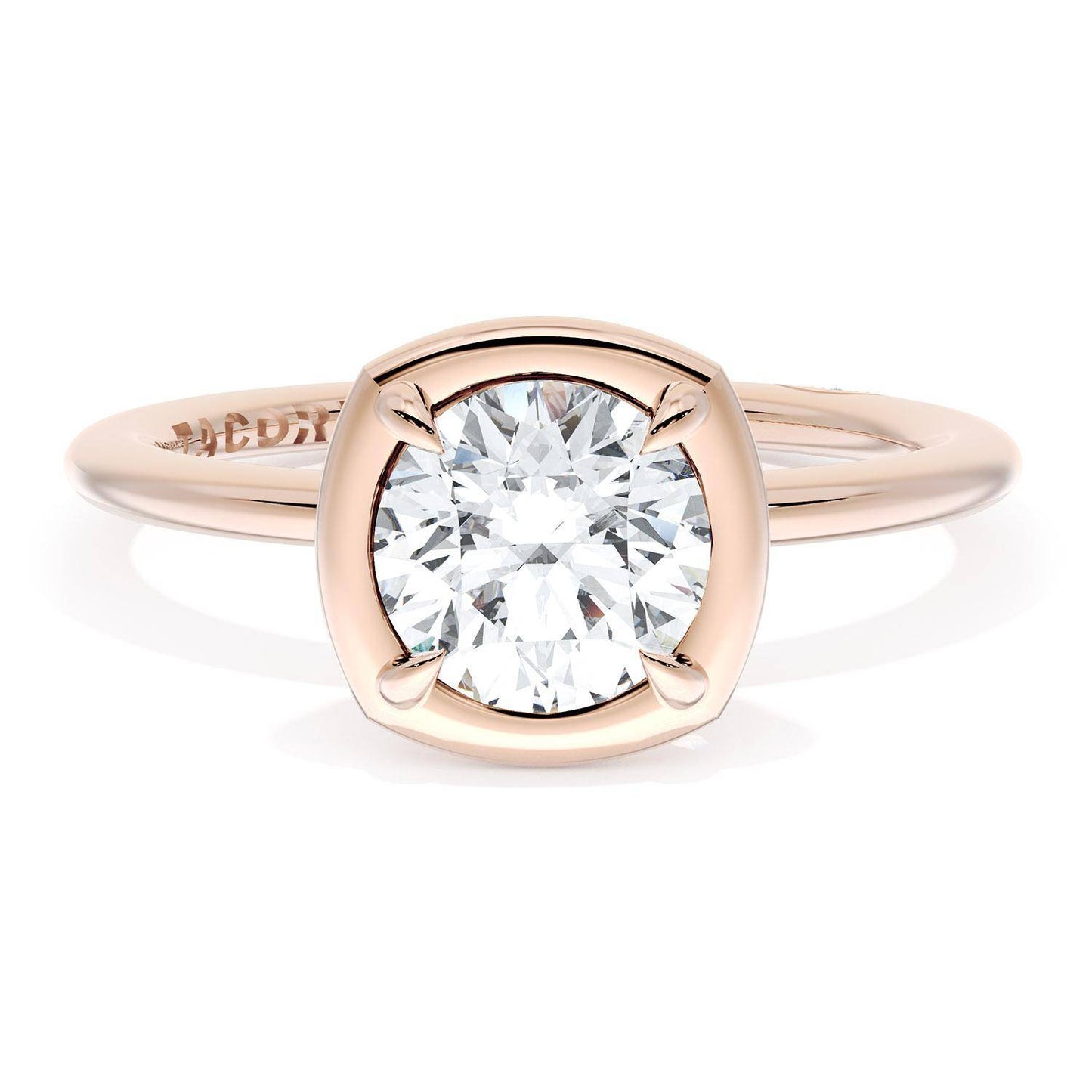 Cushion Solitaire Engagement Ring