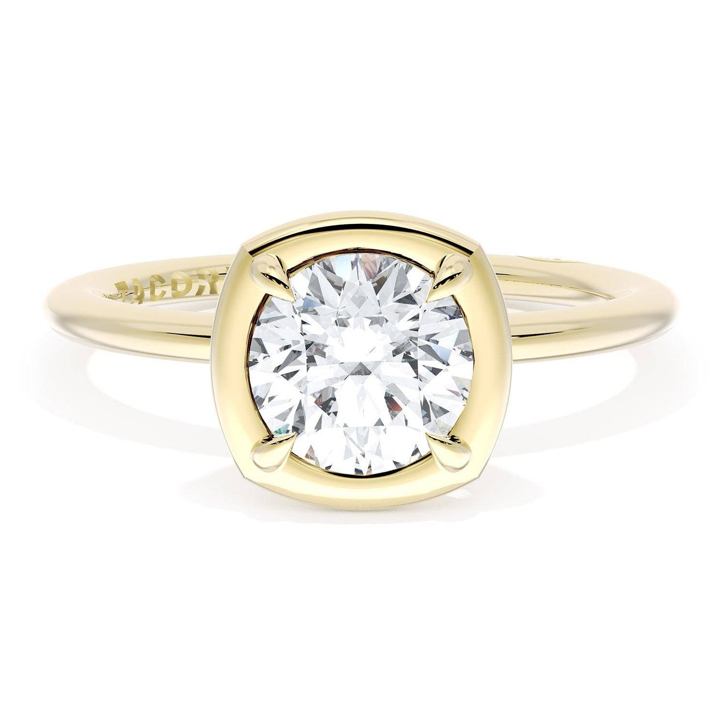 Cushion Solitaire Engagement Ring