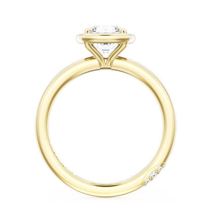 Cushion Solitaire Engagement Ring