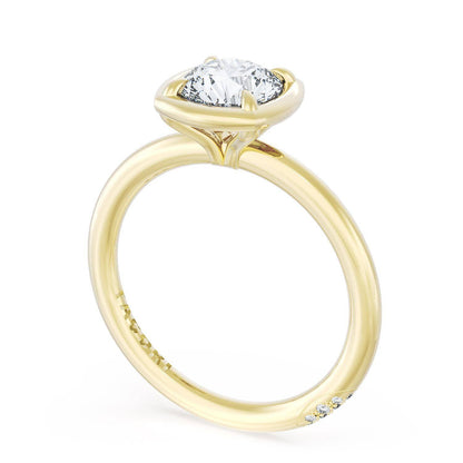 Cushion Solitaire Engagement Ring