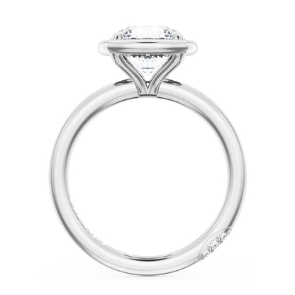 Cushion Solitaire Engagement Ring