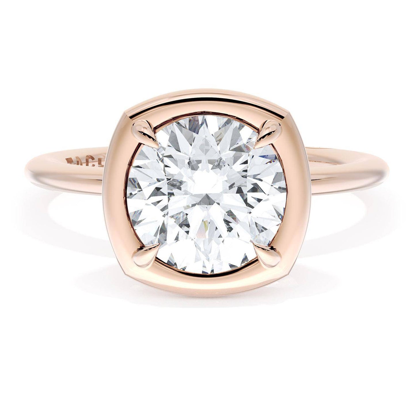 Cushion Solitaire Engagement Ring