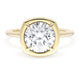 Cushion Solitaire Engagement Ring