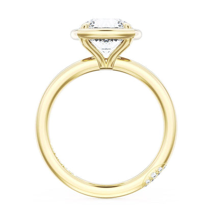 Cushion Solitaire Engagement Ring