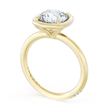 Cushion Solitaire Engagement Ring