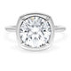 Cushion Solitaire Engagement Ring