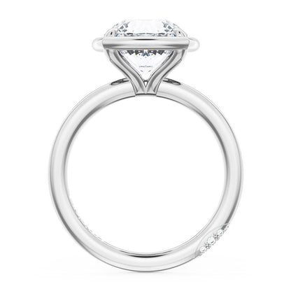 Cushion Solitaire Engagement Ring