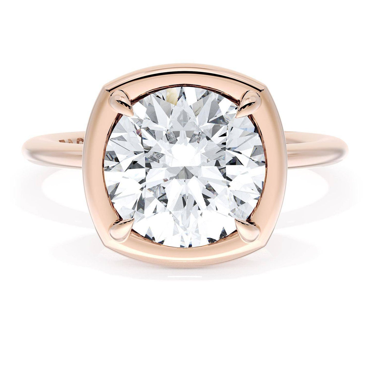 Cushion Solitaire Engagement Ring
